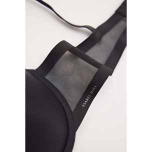 Reggiseno con ferretto e imbottitura Nero