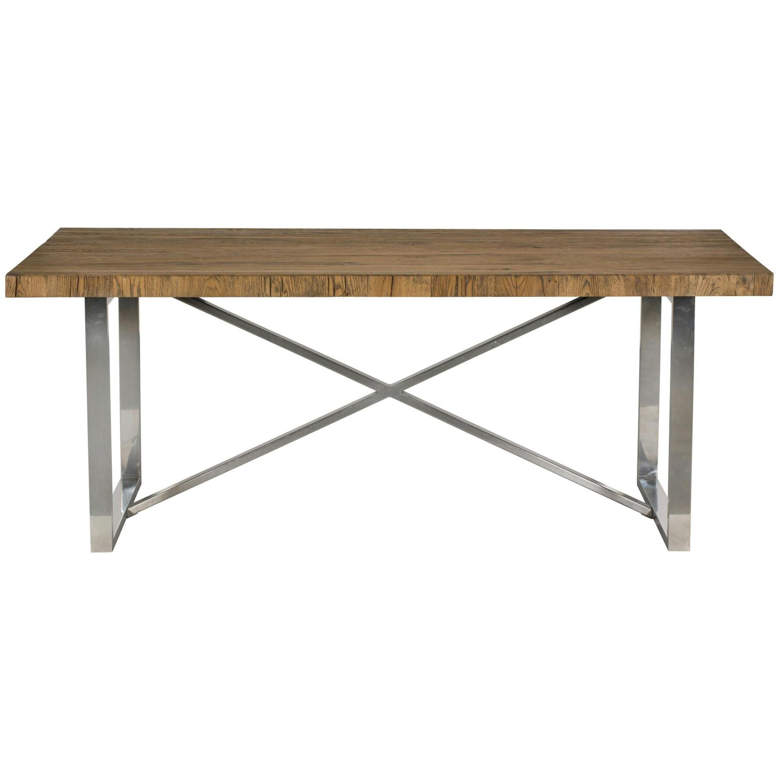 Table à manger moderne chêne acier 240 cm RIVERSIDE