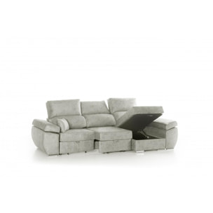 Chaiselongue Reversible Indico Plata Derecha