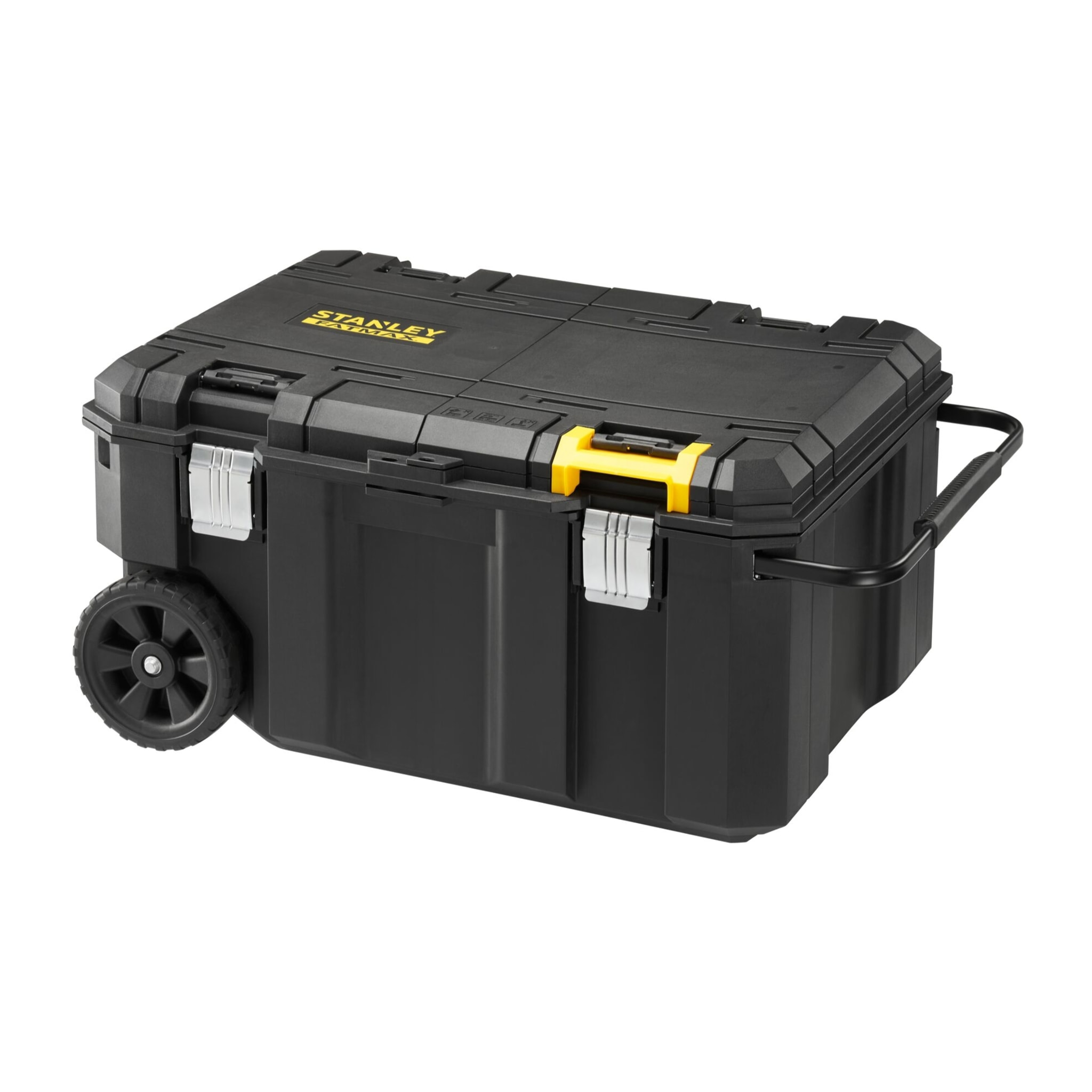 Coffre De Chantier Étanche TSTAK PRO-STACK - STANLEY FATMAX FMST17870-1 - Volume 136 L - Capacité 50 kg - Rangement Roulant