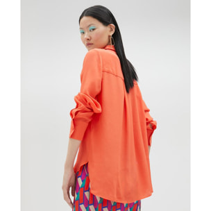 Camicia basic in seta