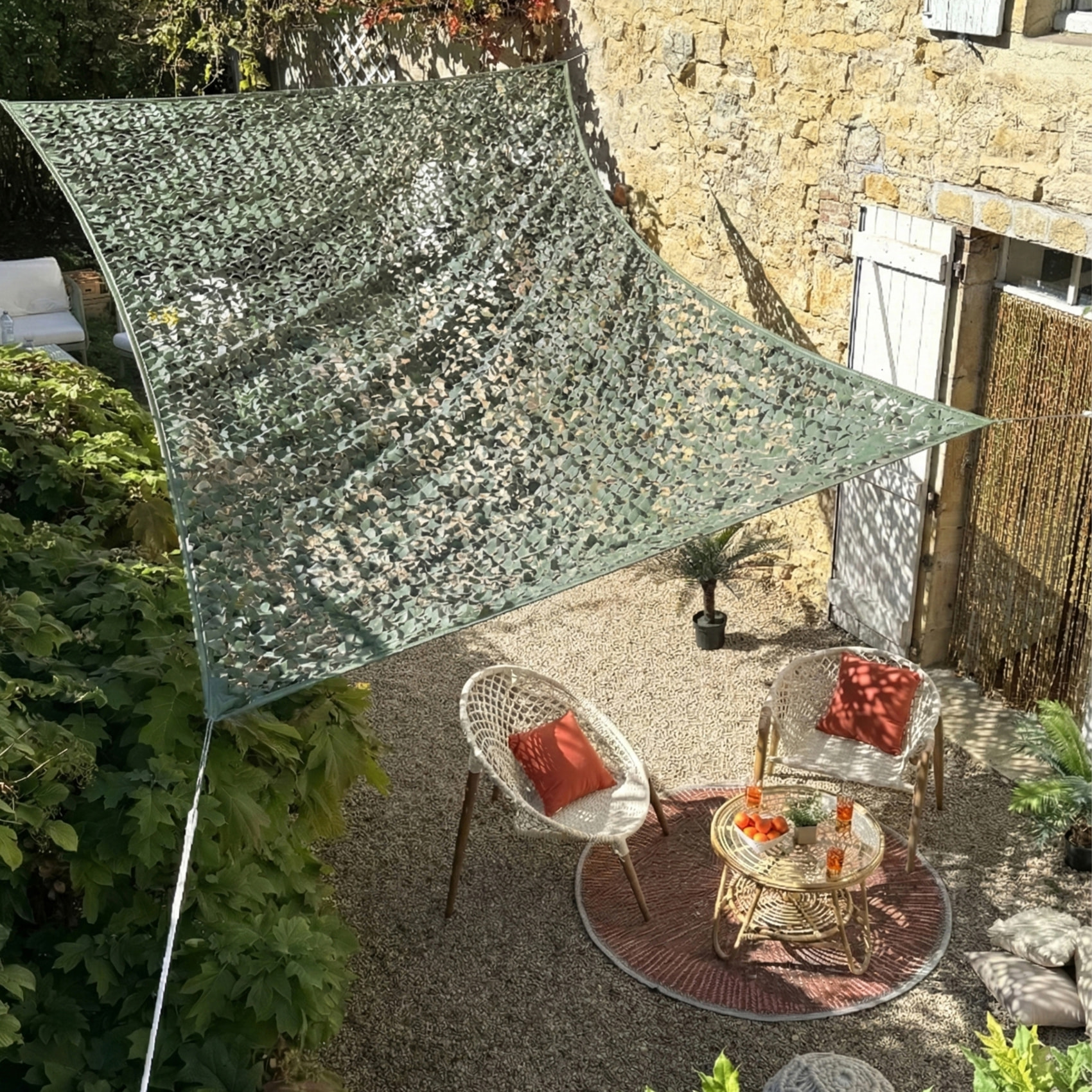 Filet d’ombrage rectangulaire - Vert