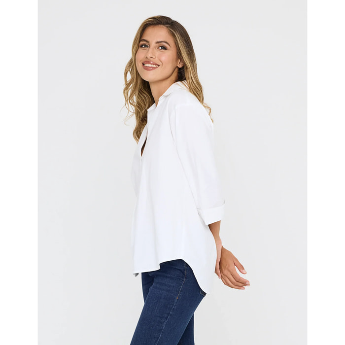 Camisa Oversize Blanco - Lospine