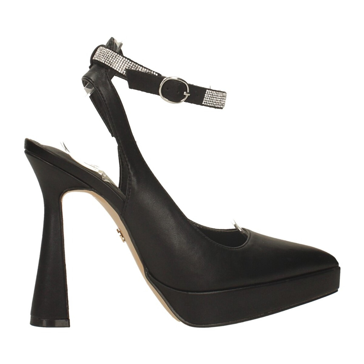 Décolleté sling back Donna Tata Italia Nero