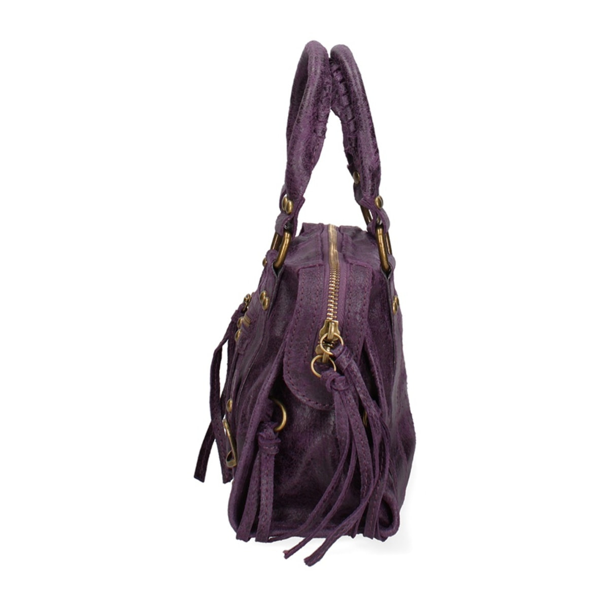 Borsa a spalla da donna - Modello Erisia - Vera pelle - 25.0 x 15.0 x 10.0 cm