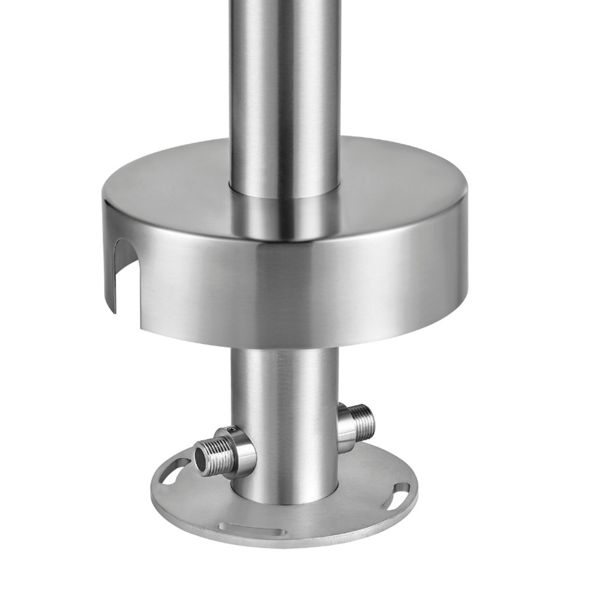 Douche extérieure NATUREL inox 316L 229 cm - rince-pieds - piscine & jardin (TS1002)