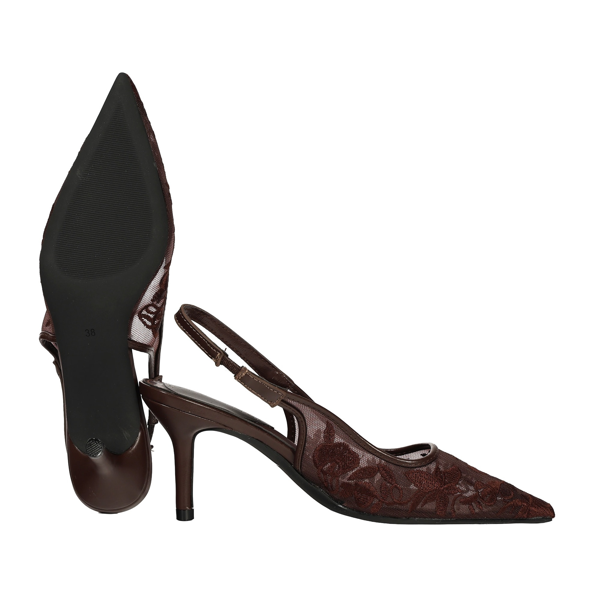 Decolletè ricamati - tacco 8,5 cm