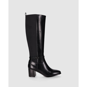 Botas - Negro - Tacón: 6 cm