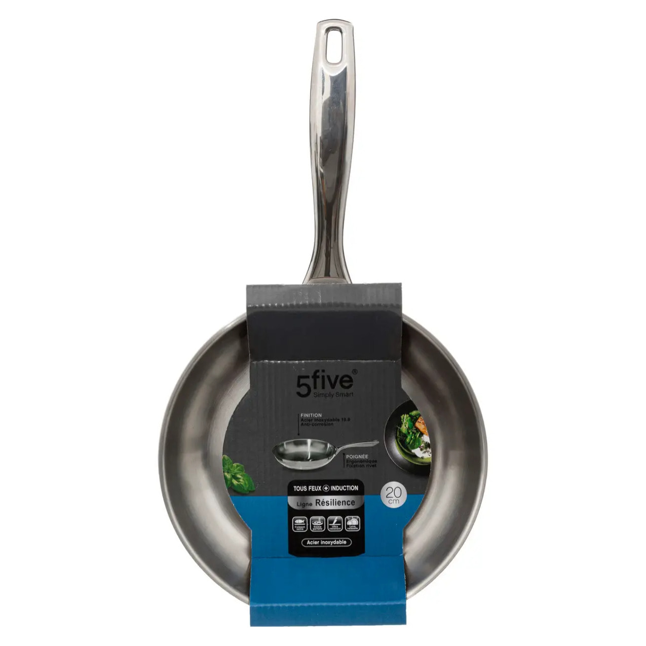 Poêle Inox 20 cm Resilience