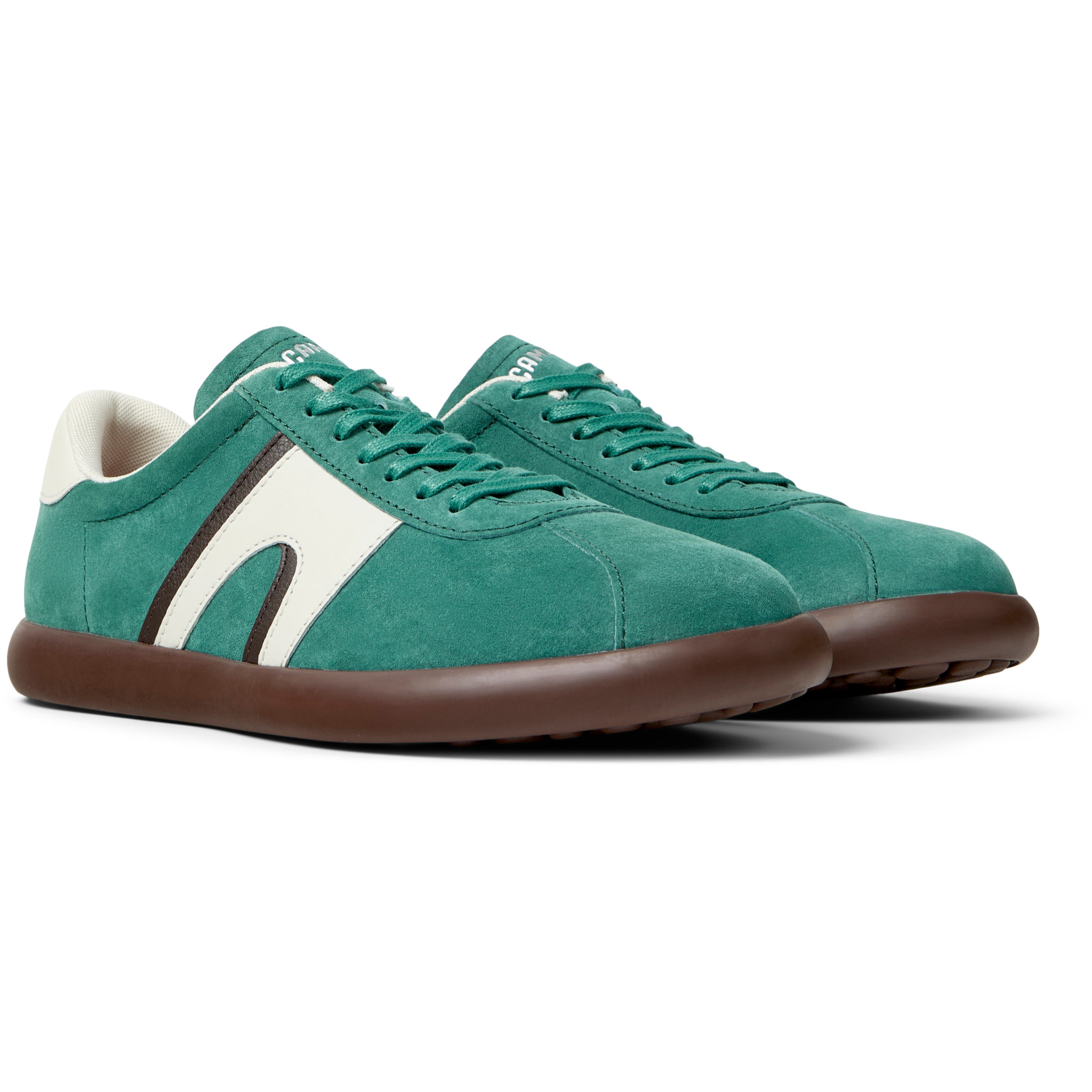 Zapatillas - CAMPER Pelotas Soller - Verde - Cuero nobuk