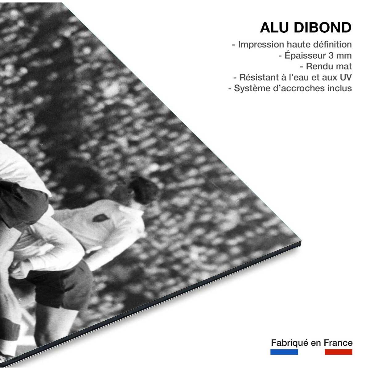 Tableau france contre le pays de galles en 1969  Tableau alu Dibond