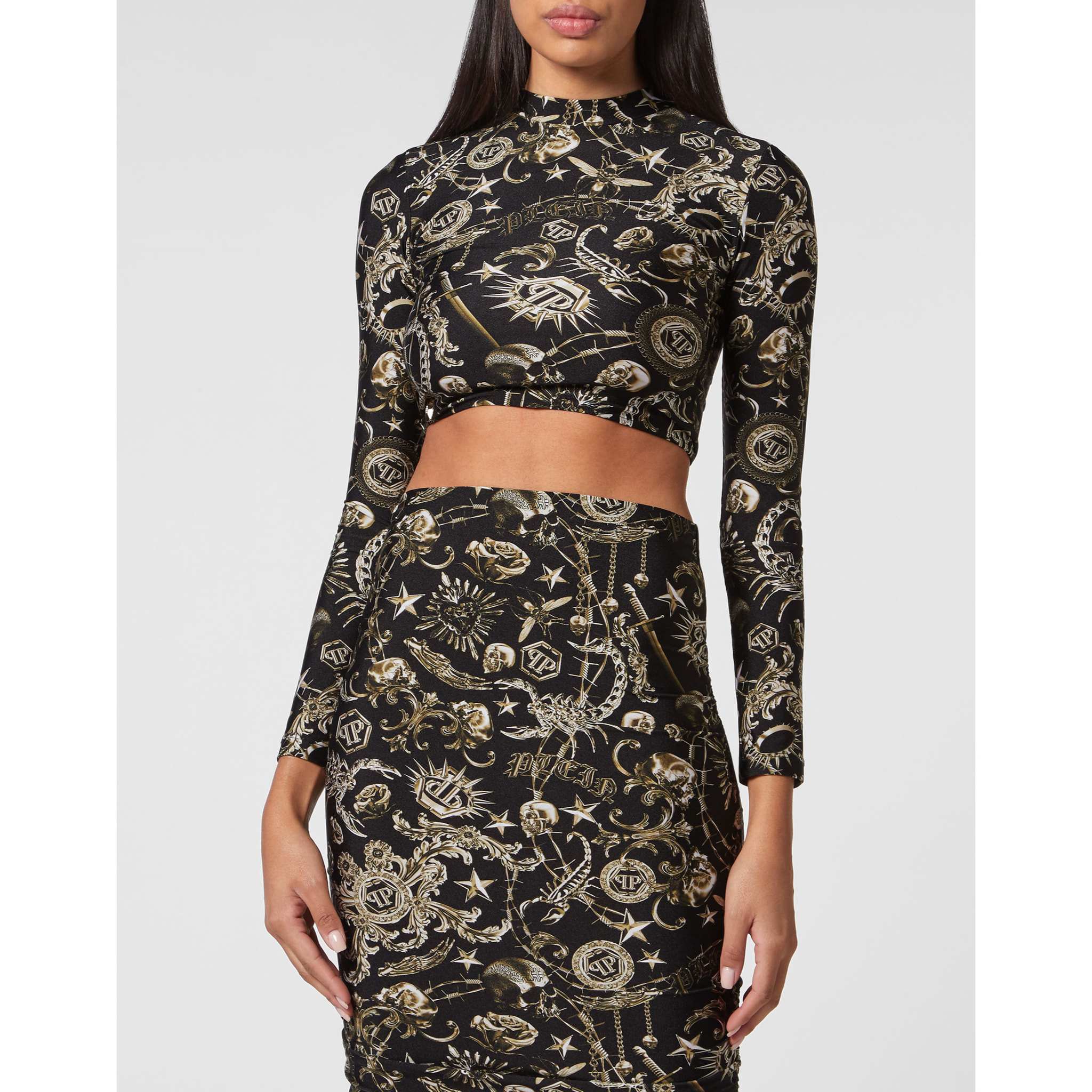 PHILIPP PLEIN Ls Top SCORPION