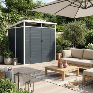 Abri de jardin en plastique, structure en aluminium  4,55m² ARTOIS