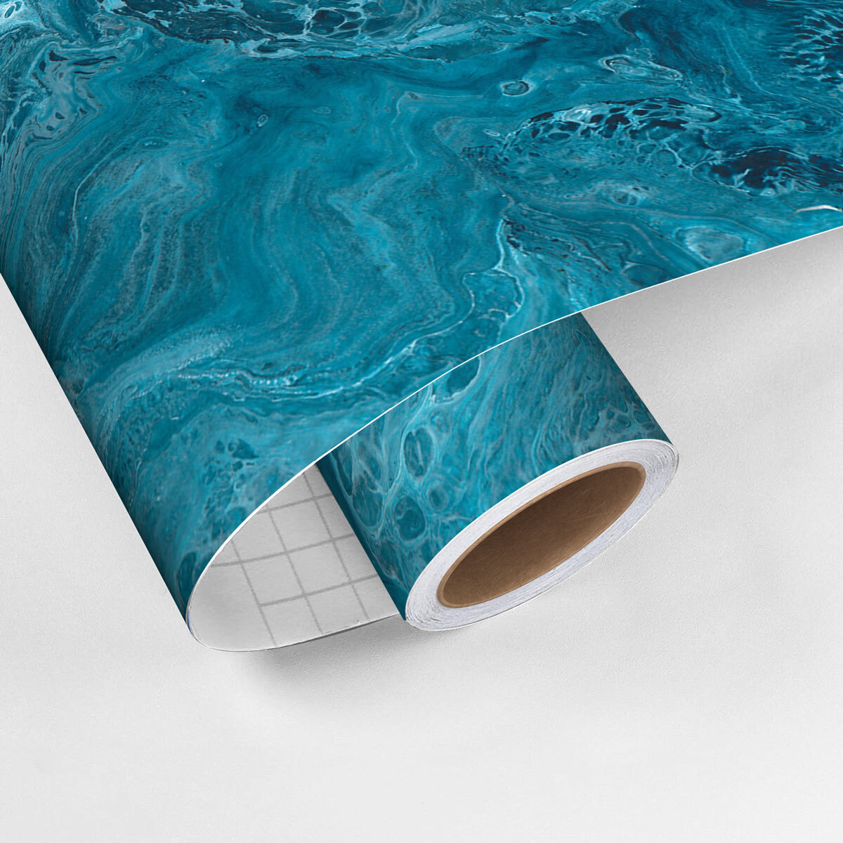 Rouleau revêtement adhésif imperméable - Sticker lavable plan de travail - ÉPOXY MAORI