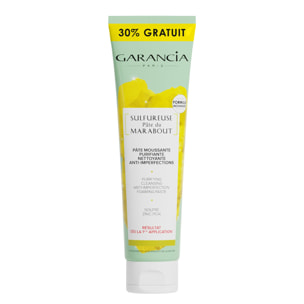 Sulfureuse Pâte du Marabout - Pâte Moussante Purifiante Nettoyante Anti-Imperfections 150 g