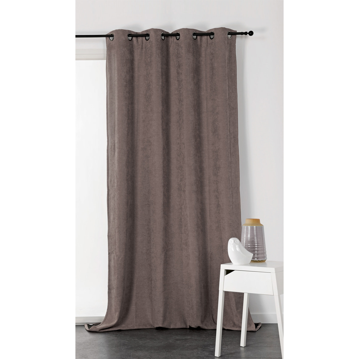 Rideau Alaska isolant et 100 % occultant - Taupe