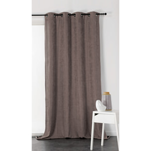 Rideau Alaska isolant et 100 % occultant - Taupe