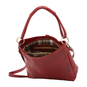 Borsa a spalla  da donna In Vera pelle Made in Italy 29x32x11 cm