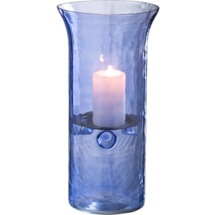 J-Line photophore Tarifa Smal - verre - bleu - medium