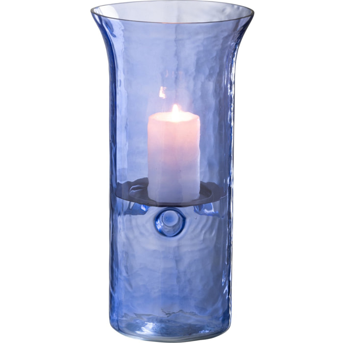 J-Line photophore Tarifa Smal - verre - bleu - medium