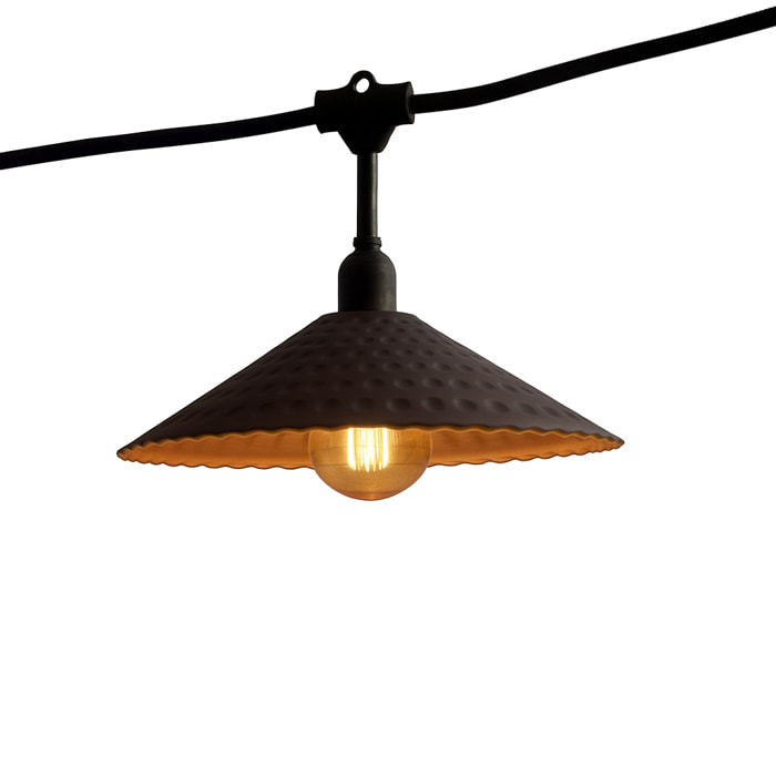 Guirlande connectable VINTY 40xE27 18M