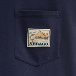 Sebago - T-Shirts & Top Uomo Donna Blu - Unionriver
