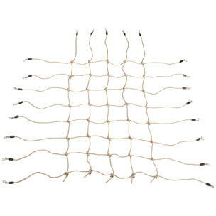 Filet d'escalade enfant PE filet à grimper 3-6 ans 1,5L x 2H m crochets acier galvanisé