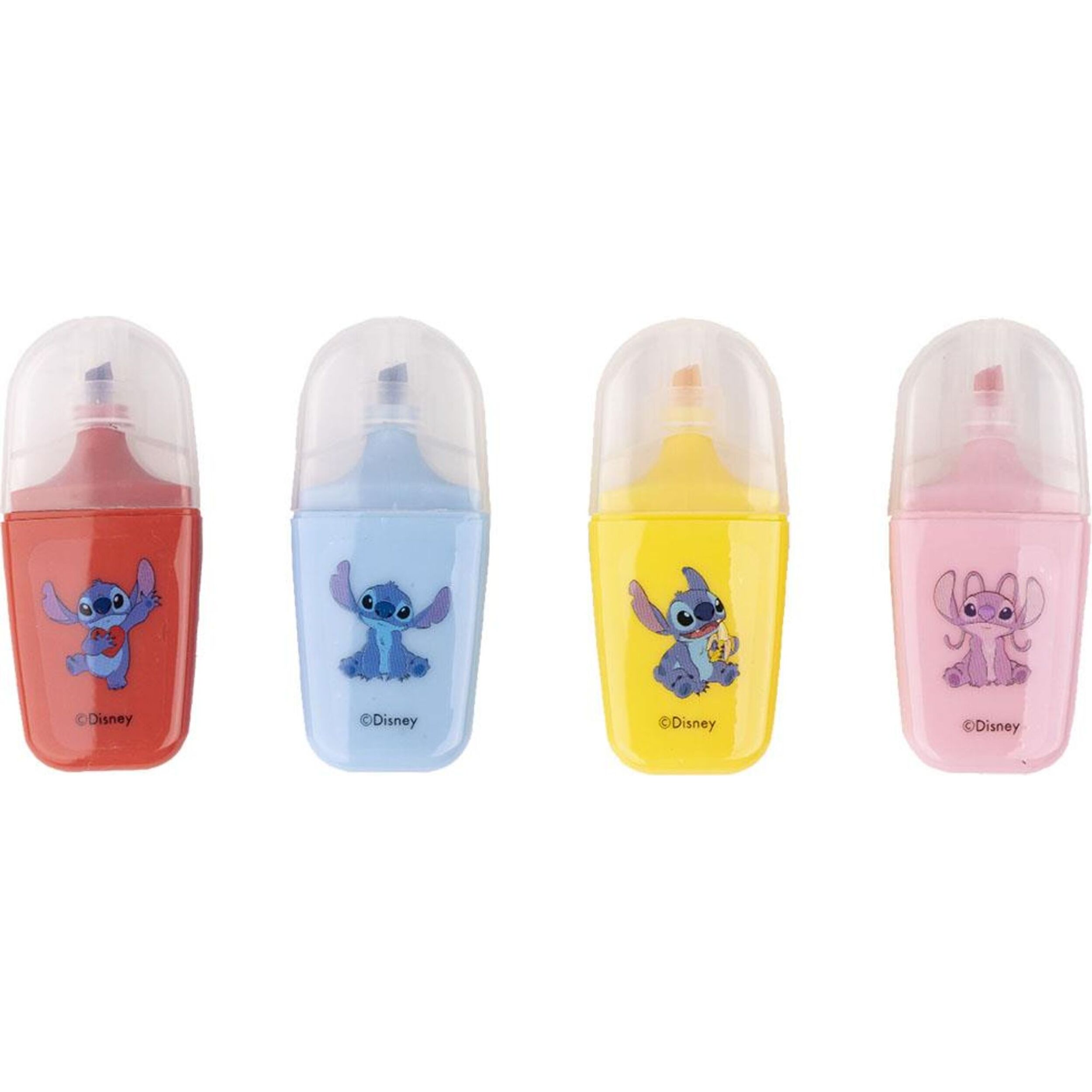 Subrayadores Pack X4 Stitch Multicolor