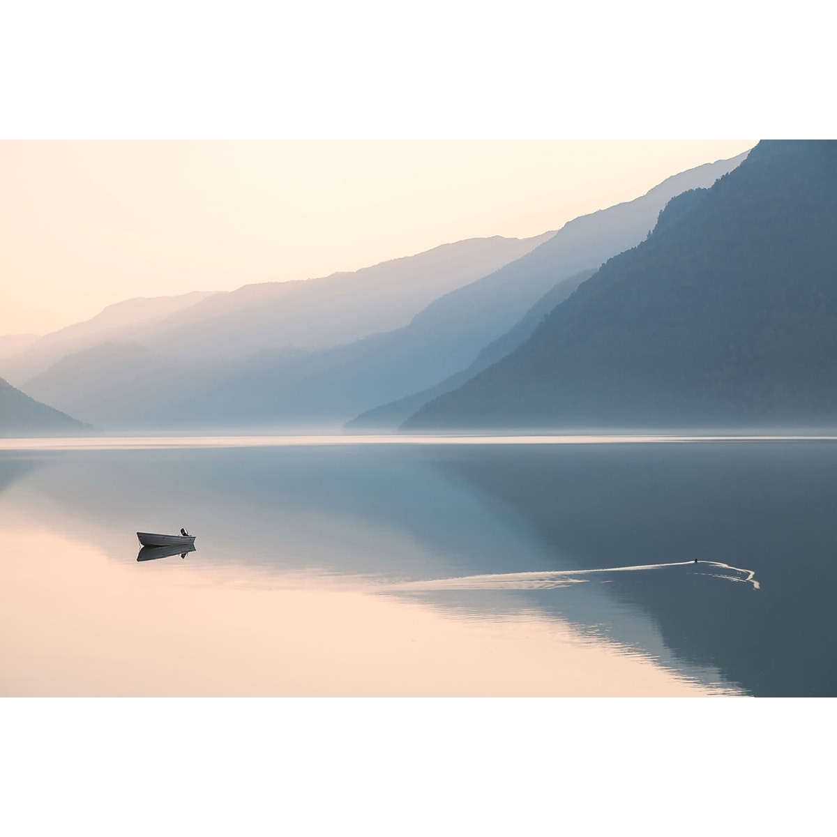 Tableau crépuscule Tableau alu Dibond