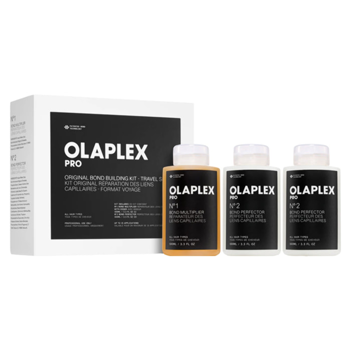 OLAPLEX Set Pro Original Bond Building Travel Size N°1 100ml + N°2 100ml(2pz)