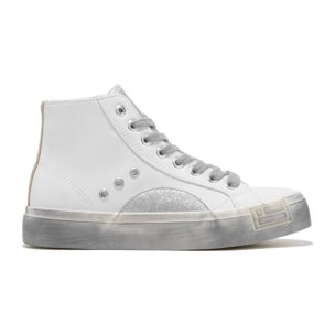 Zapatillas Altas de Mujer Half Moon High en Blanco D.Franklin