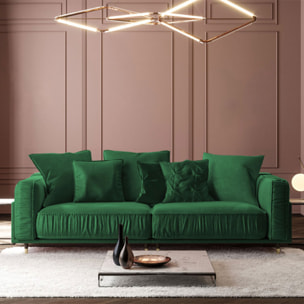 Canapé Velours Fiorenzo - 3 places