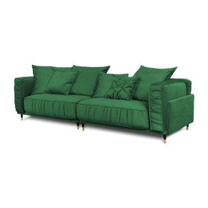 Canapé Velours Fiorenzo - 3 places