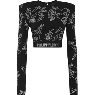 PHILIPP PLEIN Ls Top LOVE