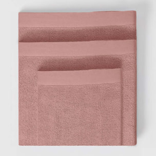 Toalla de baño 400gr doble rizo rosa keike
