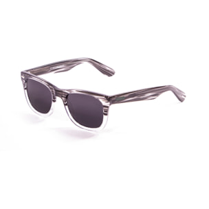 Gafas de sol LENOIR BIARRITZ - Demi negro con detalle blanco / Ahumada