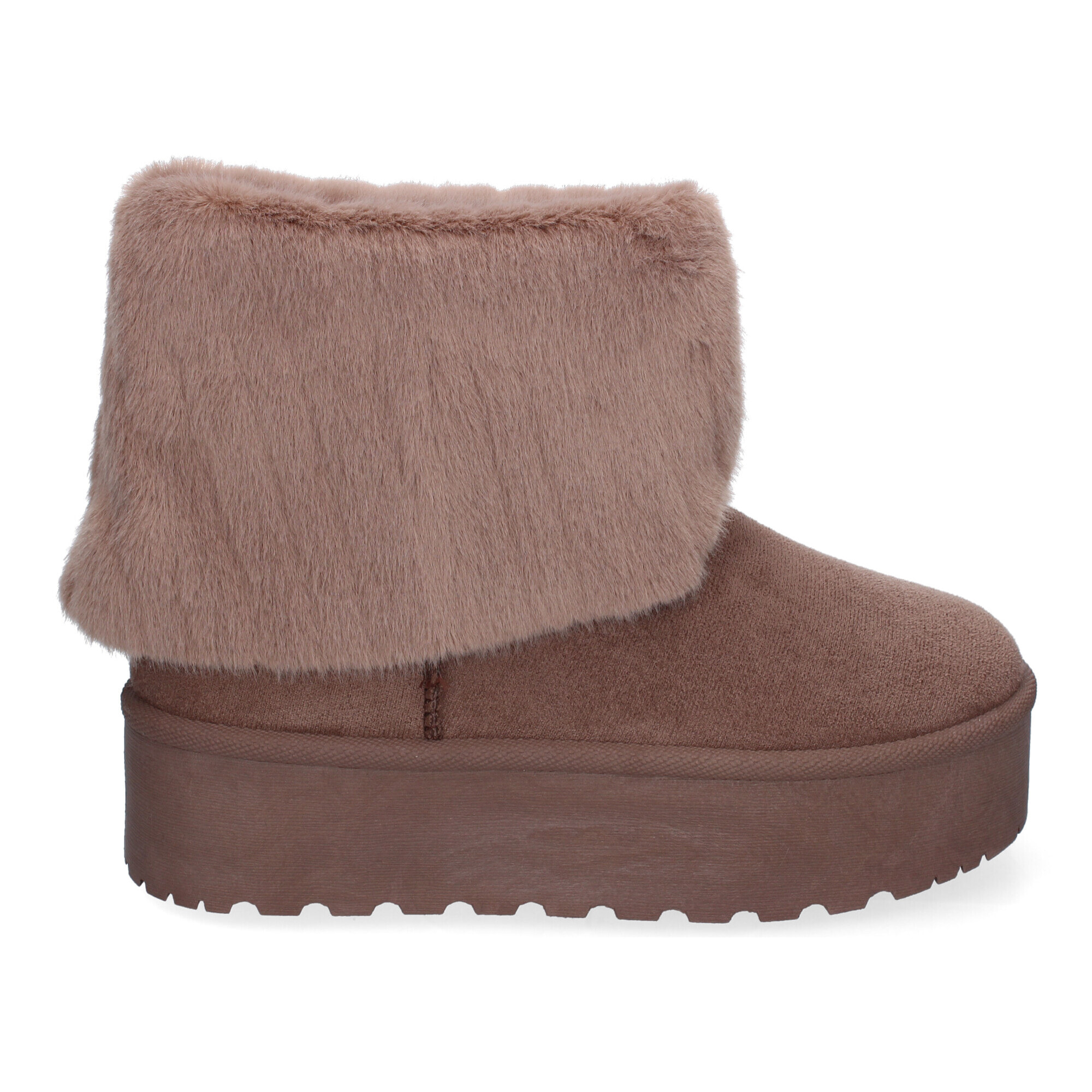 Botin Australiano de Plataforma para Mujer, Comodos y Calentitos, Forrados con Pelo