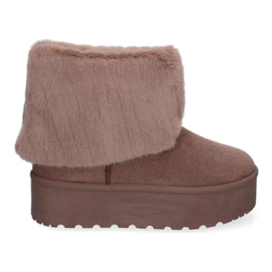 Botin Australiano de Plataforma para Mujer, Comodos y Calentitos, Forrados con Pelo