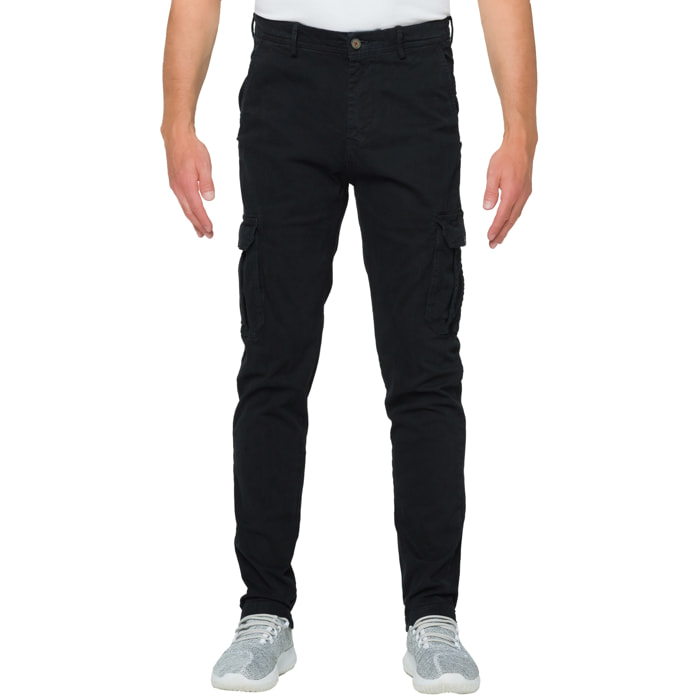 Pantalone Hot Buttered Birrabeen cargo Nero