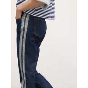 Motivi - Jeans regular con bande laterali - Blu