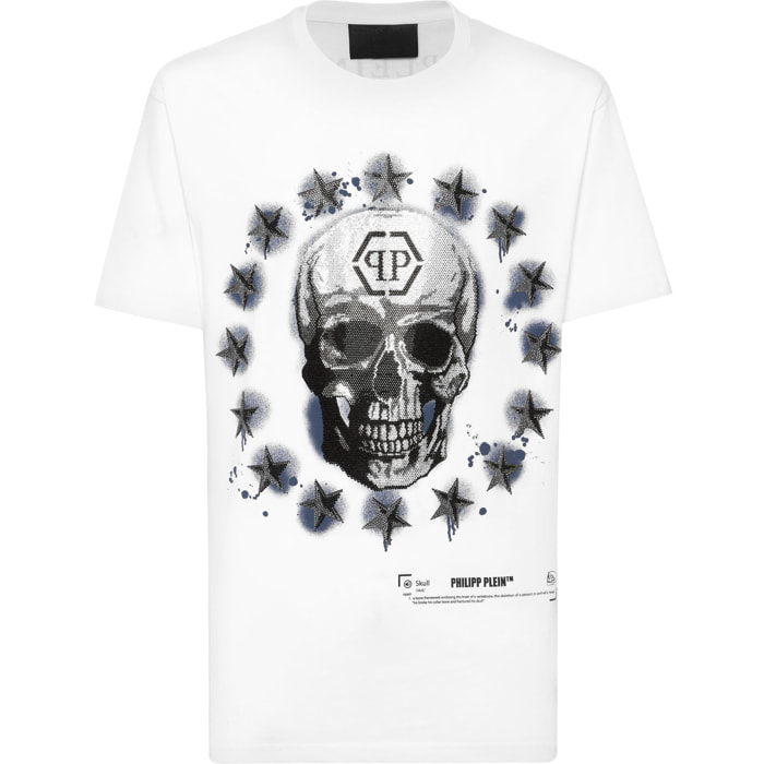 PHILIPP PLEIN Camiseta de cuello redondo y manga corta SKULL