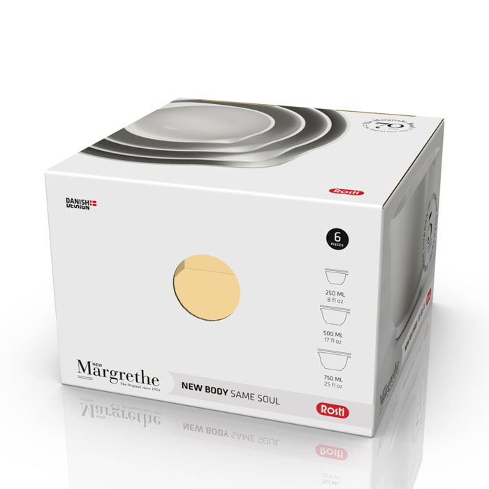 Ensemble de mini-bols 6 pces NEW Margrethe