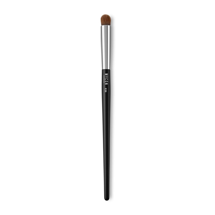 E28 - ROUND SHADER BRUSH Pennello occhi dalla forma arrotondata