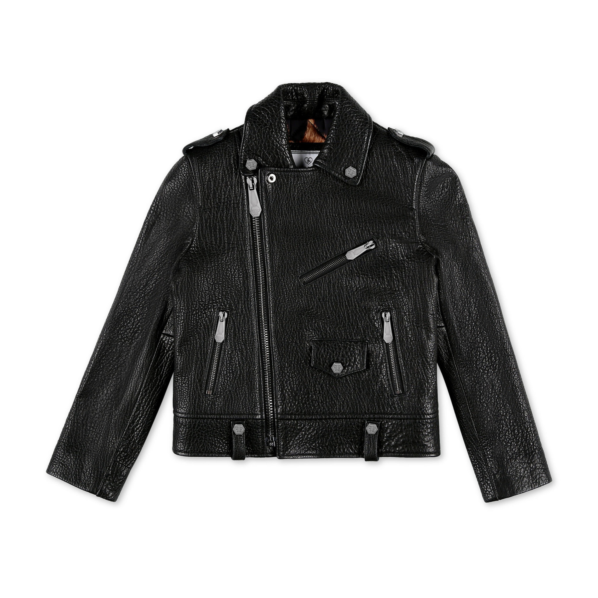 PHILIPP PLEIN Biker Jacket ICONIC PLEIN