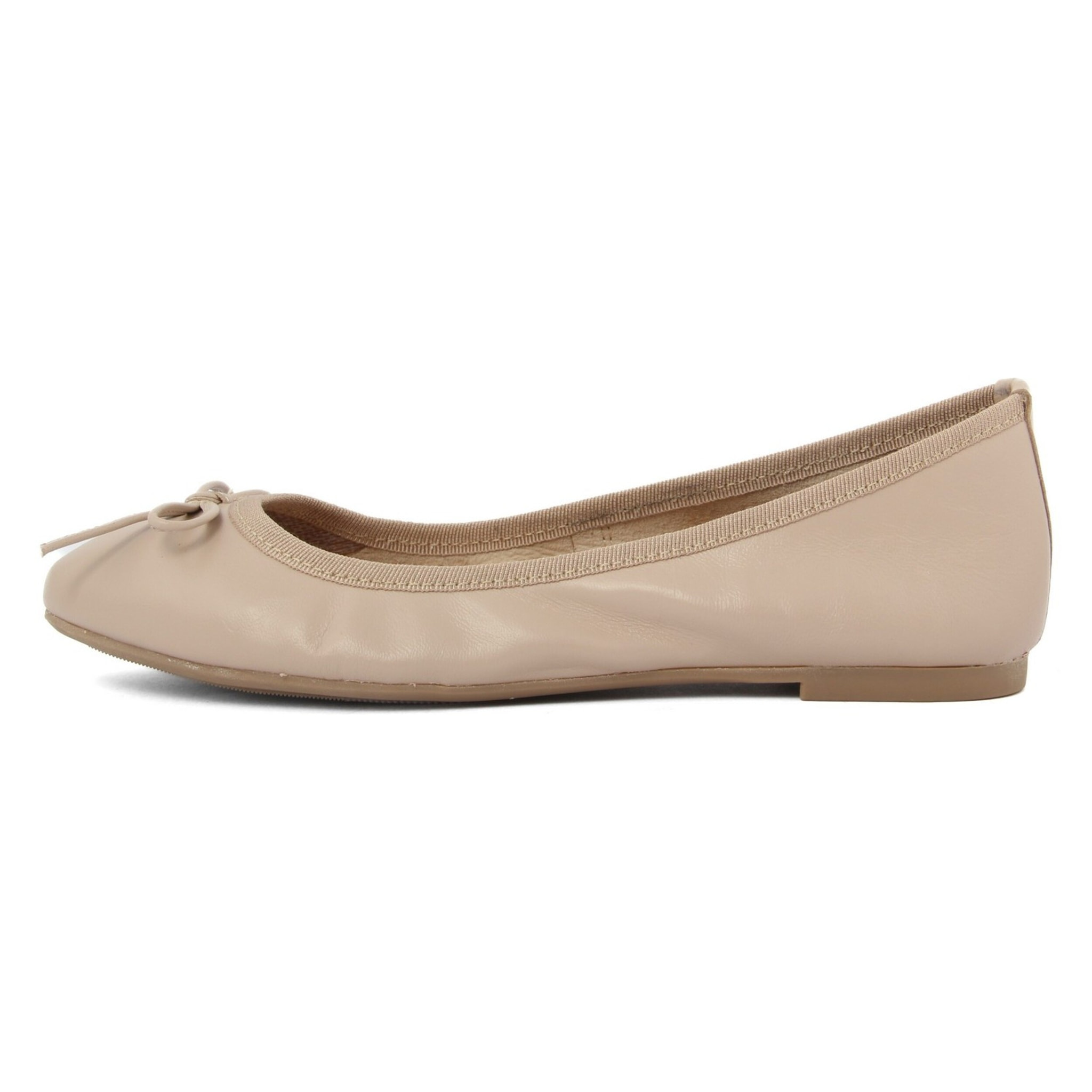 Ballerine Donna In Pelle Colore Beige-
