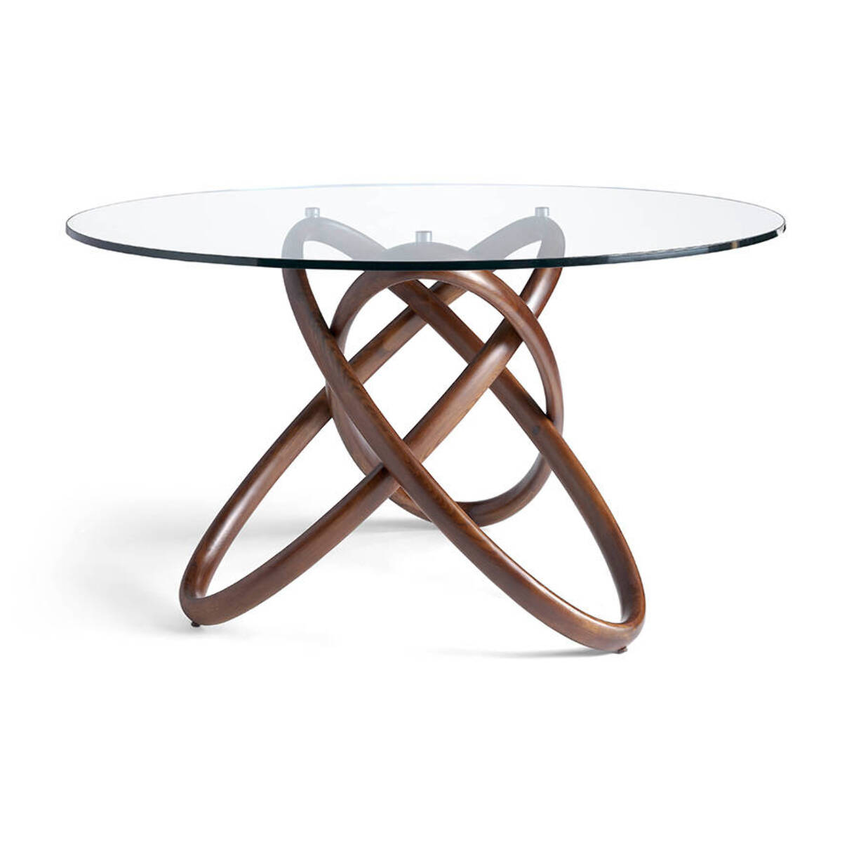 Mesa de Angel Cerda de fresno y cristal