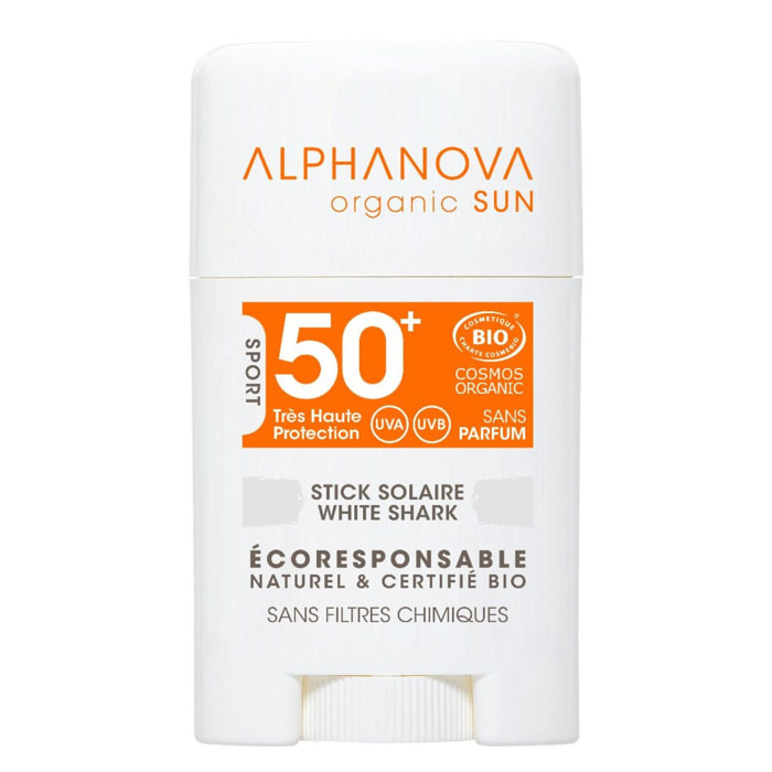 Sun SPF50+  - Stick Solaire Visage Blanc 12 g