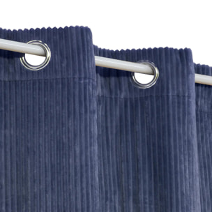 Rideau Arum bleu encre 140x260cm