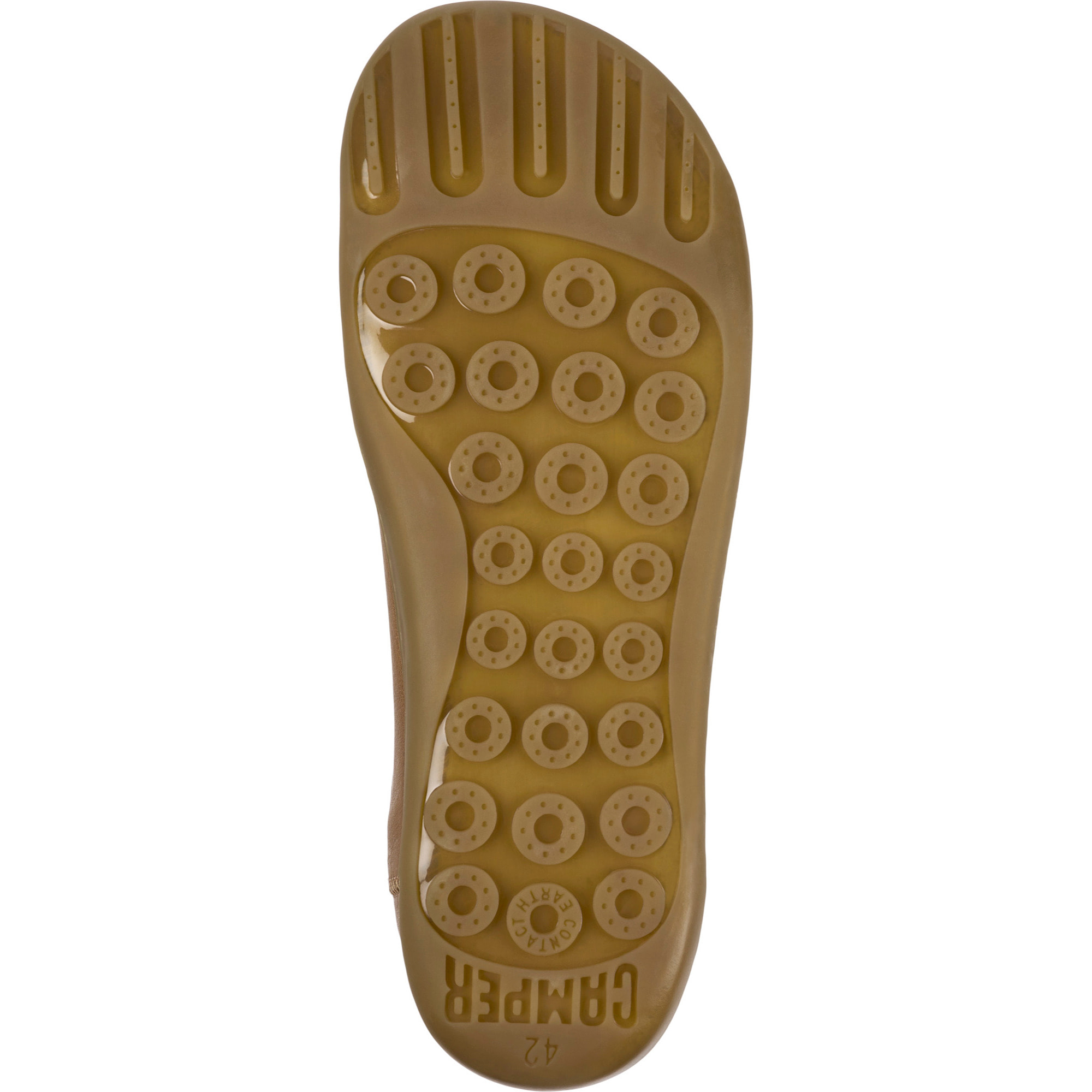 Sneakers - CAMPER Peu Cami - Marrone - Pelle liscia
