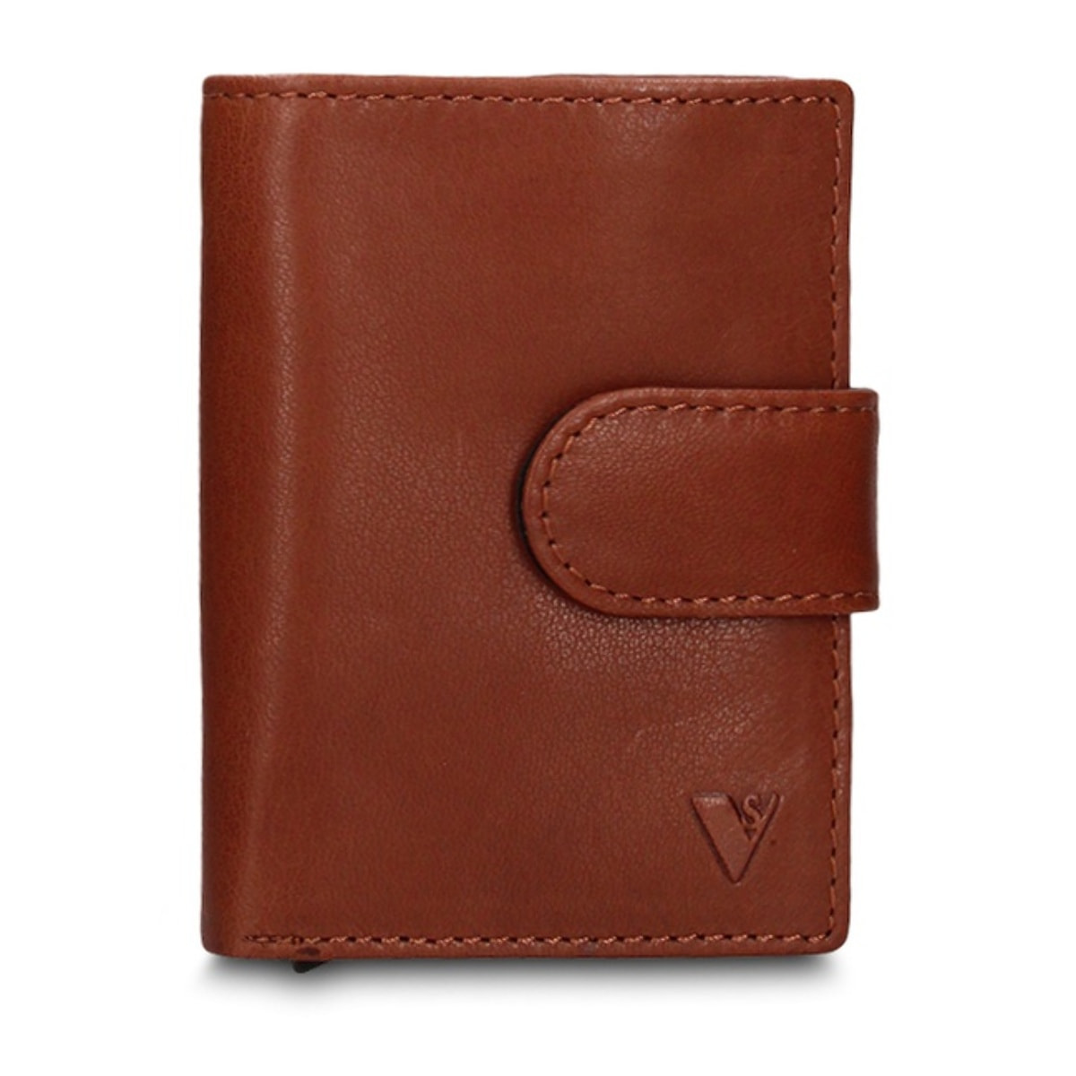 Portafoglio uomo in vera pelle - Modello Vesper Pro - Casual - 7.5 x 10.0 x 2.0 cm